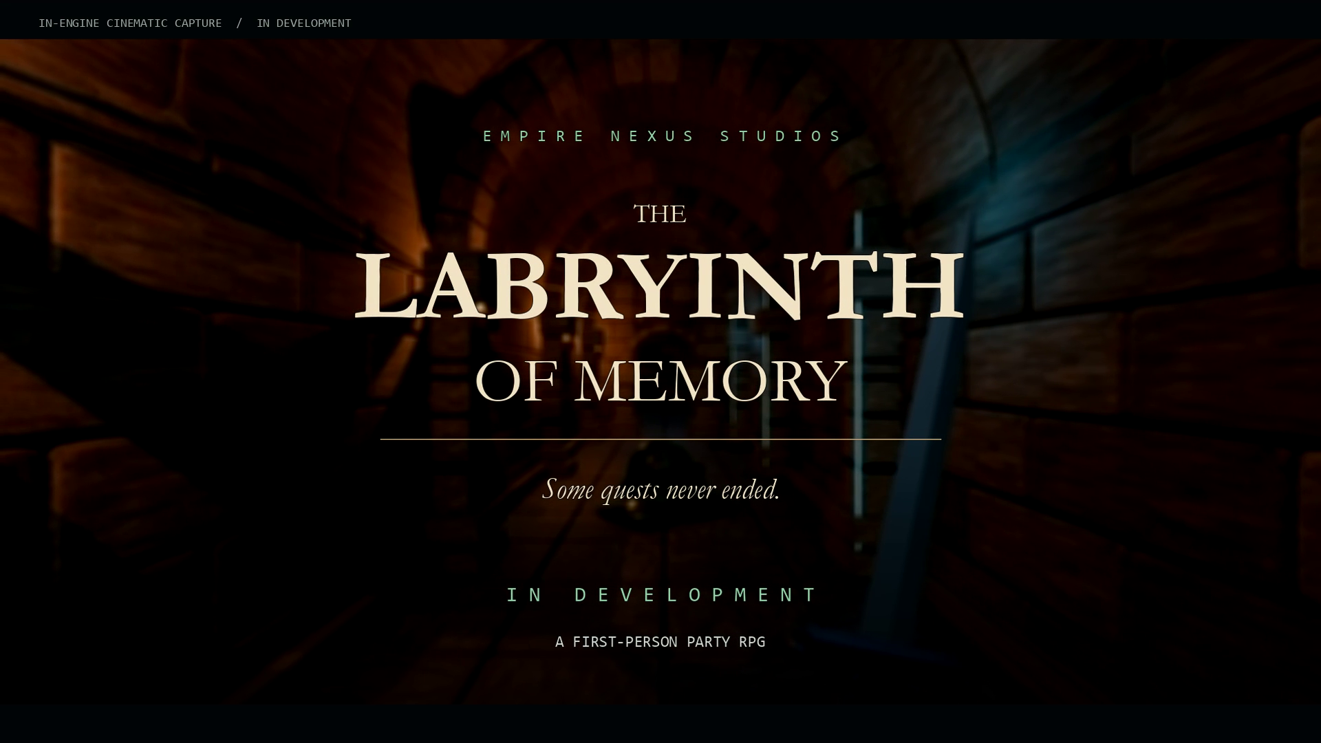 The Labryinth of Memory development trailer still